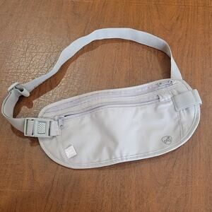 Made By Design RFID Blocking Anti Theft Belt Wallet Gray Up To 38" New, no tags